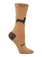 Media-Para-Mujer-Bamboo-Dachshund-Cafe-Rockford