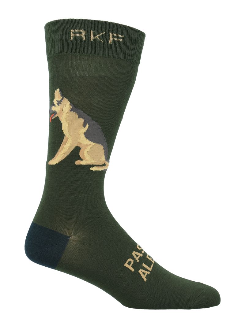 Media-Para-Hombre-Bamboo-C-Pastor-Alem-Verde-Rockford