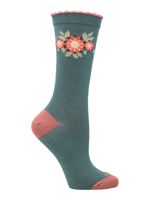 Media-Para-Mujer-Bamboo-Flower-Azul-Rockford