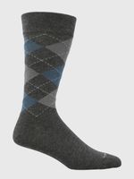 Medias-Para-Hombre-Algodon-Elastano-Cuff-Argyle-Gris-Hush-Puppies