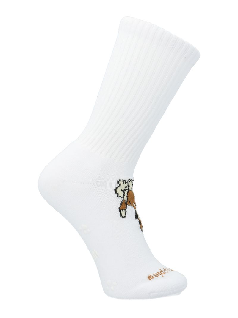 Medias-Para-Niño-Algodon-Elastano-Dog-Sportrib-Blanco-Hush-Puppies
