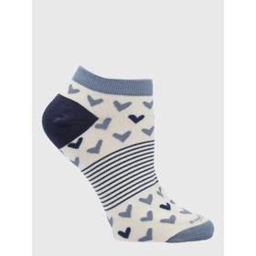 Medias Para Mujer Algodón/Elastano Ped Heart Crema Hush Puppies