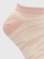 Medias-Para-Mujer-Algodon-Elastano-Ped-ST-Zebra-Rosado-Hush-Puppies