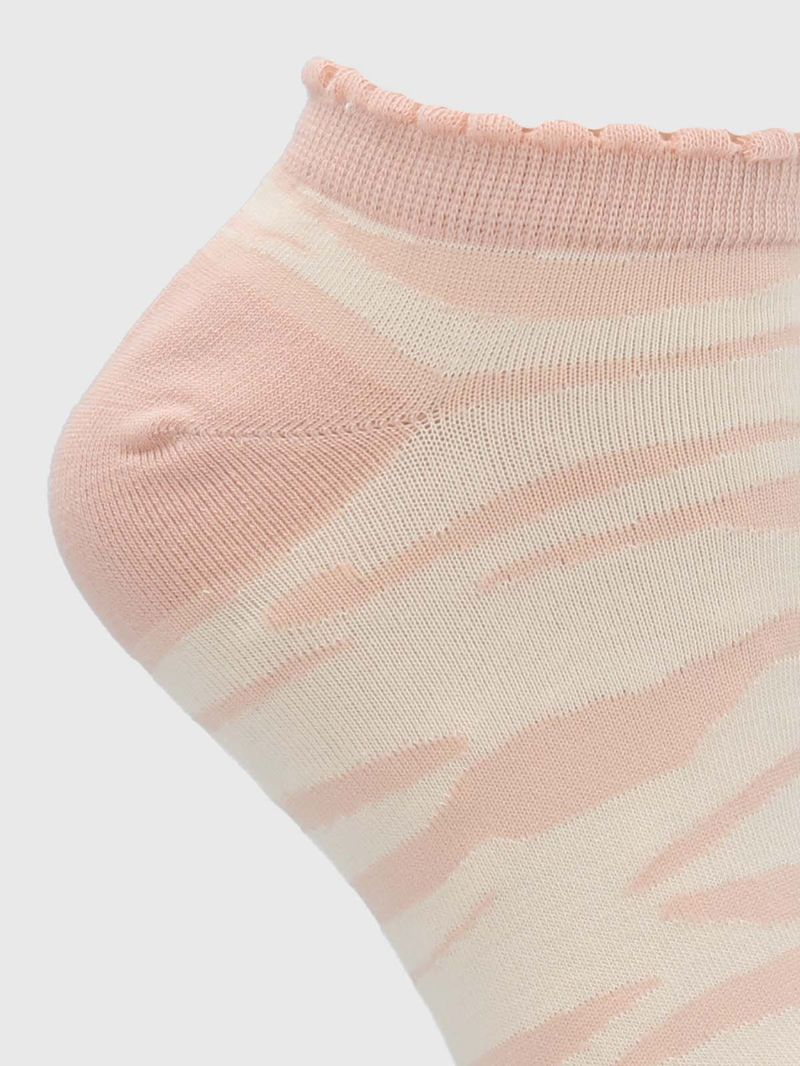 Medias-Para-Mujer-Algodon-Elastano-Ped-ST-Zebra-Rosado-Hush-Puppies