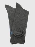 Medias-Para-Hombre-Algodon-Elastano-Cuff-Argyle-Gris-Hush-Puppies