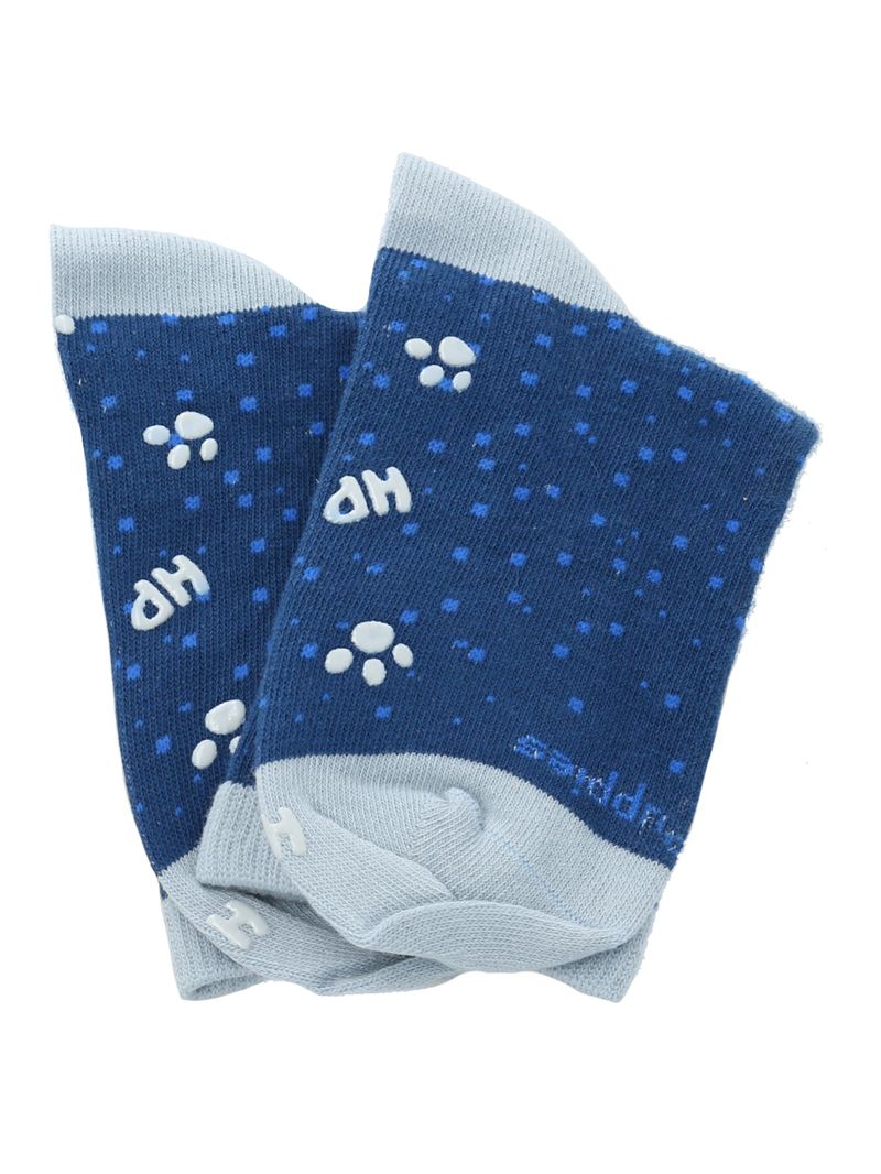 Medias-Para-Niño-Algodon-Elastano-Monkey-Azul-Hush-Puppies