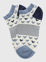 Medias-Para-Mujer-Algodon-Elastano-Ped-Heart-Crema-Hush-Puppies