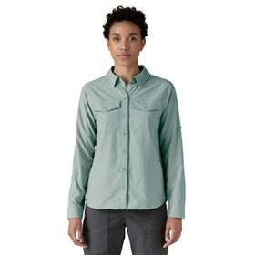 CAMISA M/L OUTDOOR PARA MUJER SELF GUIDED SUN SHIRT AZUL PATAGONIA