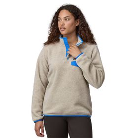 Polar Para Mujer Synchilla Snap-T Beige Patagonia