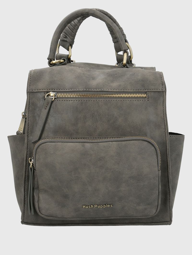 Cartera-Mochila-Para-Mujer-Sintetico-I25Of-Date-Backbag-Gris-Hush-Puppies