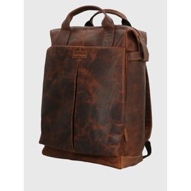 MOCHILA PARA HOMBRE CUERO ST MILTON BACK CAFÉ HUSH PUPPIES