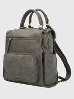 Cartera-Mochila-Para-Mujer-Sintetico-I25Of-Date-Backbag-Gris-Hush-Puppies