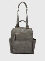 Cartera-Mochila-Para-Mujer-Sintetico-I25Of-Date-Backbag-Gris-Hush-Puppies