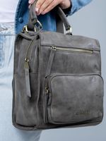 Cartera-Mochila-Para-Mujer-Sintetico-I25Of-Date-Backbag-Gris-Hush-Puppies