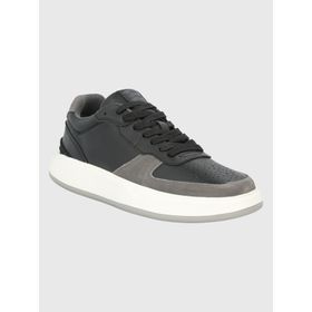 Zapatilla Para Hombre Cuero Mozze Negro Hush Puppies