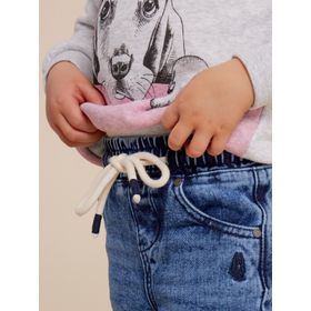 JEAN PARA NIÑA ALGODÓN COMFY AZUL HUSH PUPPIES KIDS
