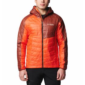 CASACA PARA HOMBRE SINTÉTICA CON CAPUCHA PLATINUM PEAK™ II NARANJA COLUMBIA