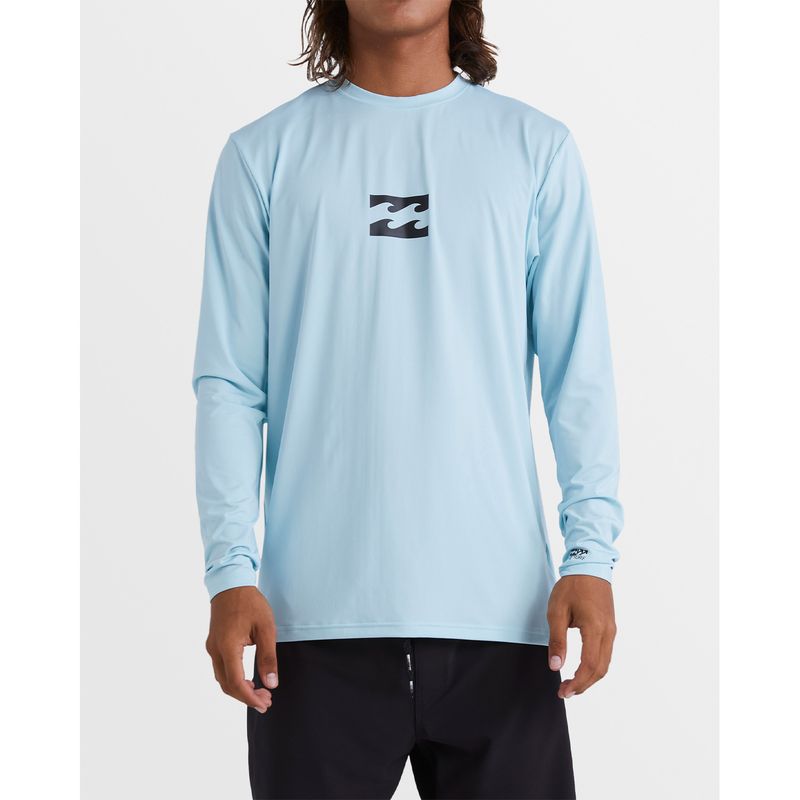 Lycra-Para-Hombre-Manga-Larga-All-Day-Wave-LF-Celeste-Billabong