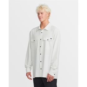 Camisa Para Hombre Manga Larga Surftrek Transit Gris Billabong
