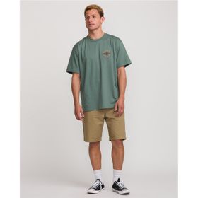 Polo Para Hombre Rotor Diamond Verde Billabong