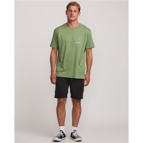 Polo Para Hombre Night Park Verde Billabong