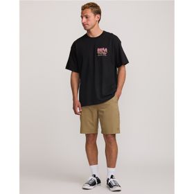 Polo Para Hombre Built To Last Negro Billabong