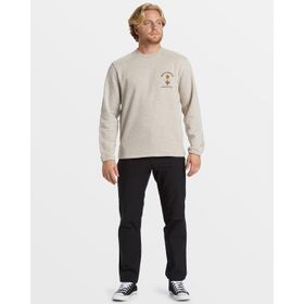 Polera Para Hombre Compass Crew Beige Billabong