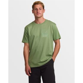 Polo Para Hombre Night Park Verde Billabong