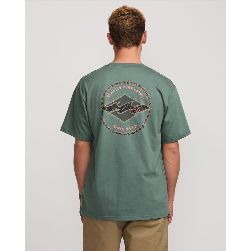 Polo-Para-Hombre-Rotor-Diamond-Verde-Billabong