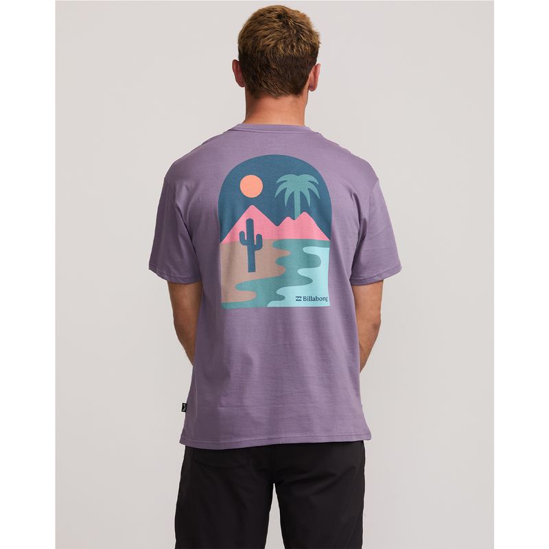 Polo-Para-Hombre-Sun-Down-Morado-Billabong
