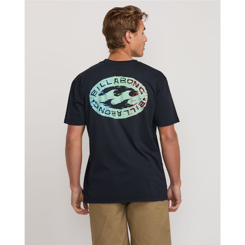Polo-Para-Hombre-Stretch-Wave-Azul-Billabong