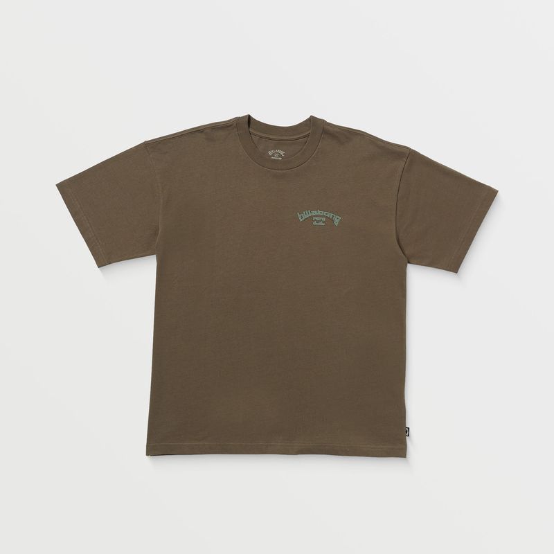 Polo-Para-Hombre-Y2K-Arch-Marron-Billabong