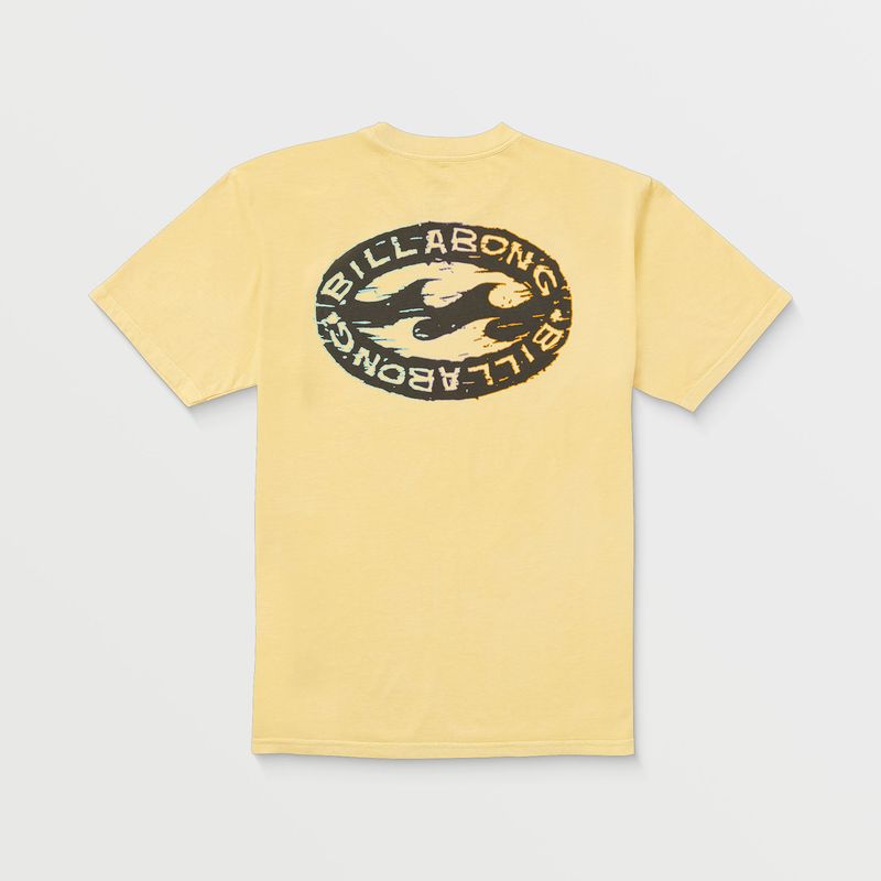 Polo-Para-Hombre-Stretch-Wave-Amarillo-Billabong