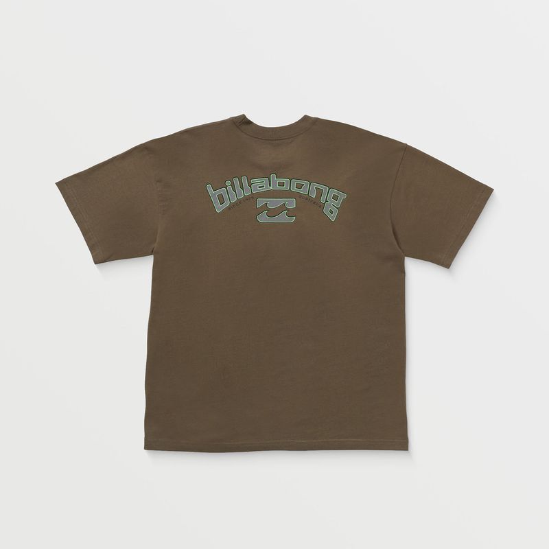 Polo-Para-Hombre-Y2K-Arch-Marron-Billabong
