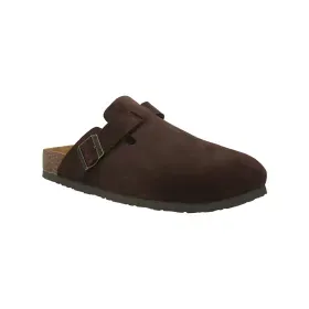 Sueco Para Hombre Cuero Rowan Marrón Rockford