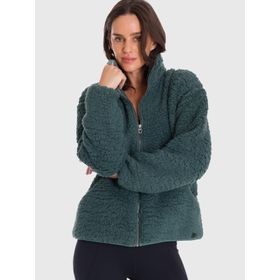POLAR PARA MUJER FULL ZIP SHERPA VERDE BSOUL