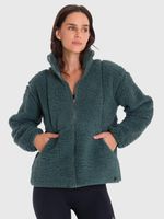 Polar-Para-Mujer-Full-Zip-Sherpa-Verde-Bsoul