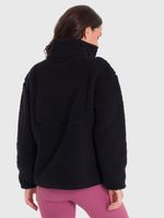 Polar-Para-Mujer-Full-Zip-Sherpa-Negro-Bsoul