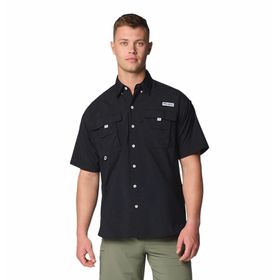 Camisa Para Hombre Manga Corta PFG Bahama™ II Negra Columbia