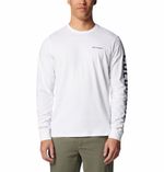 Polo-Para-Hombre-Manga-Larga-Rockaway-River™-Blanco-Columbia