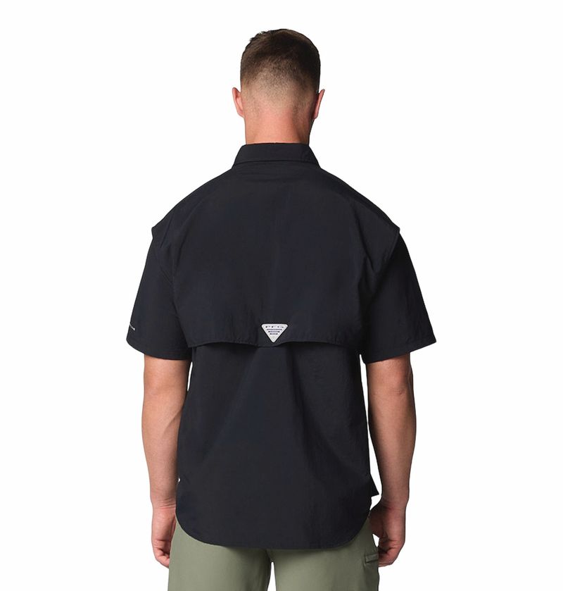 Camisa-Para-Hombre-Manga-Corta-PFG-Bahama™-II-Negra-Columbia