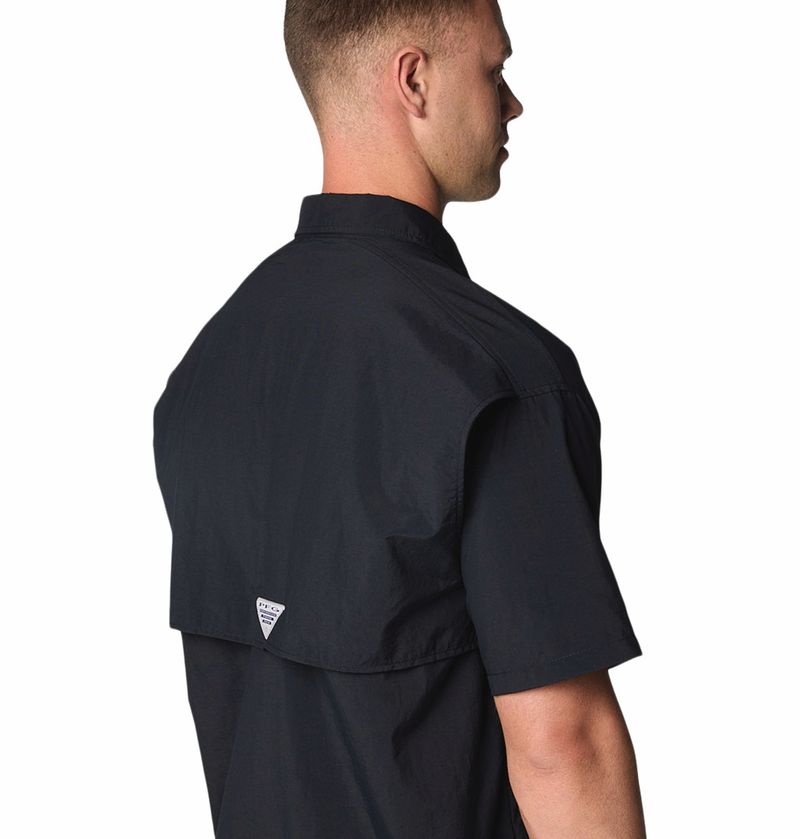 Camisa-Para-Hombre-Manga-Corta-PFG-Bahama™-II-Negra-Columbia