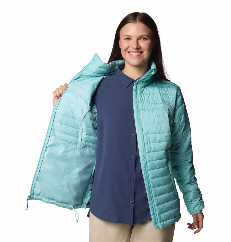 Casaca-Para-Mujer-Sintetica-Silver-Falls™-II-Celeste-Columbia