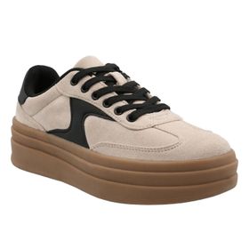 Zapatilla Para Mujer Sintetico Lens Beige Hush Puppies