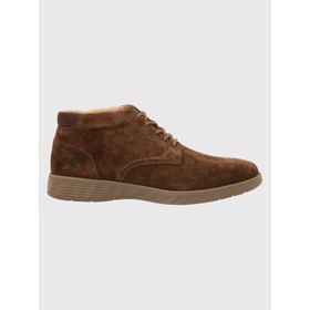 Botín Para Hombre Cuero Spinal City Marrón Hush Puppies