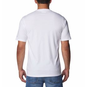 Polo Para Hombre Manga Corta Csc Basic Logo Blanco Columbia