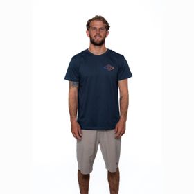 Polo Para Hombre Crayon Wave Azul Billabong