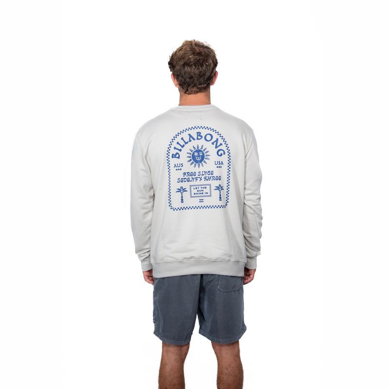 Polera-Para-Hombre-Short-Sands-Crew-Beige-Billabong