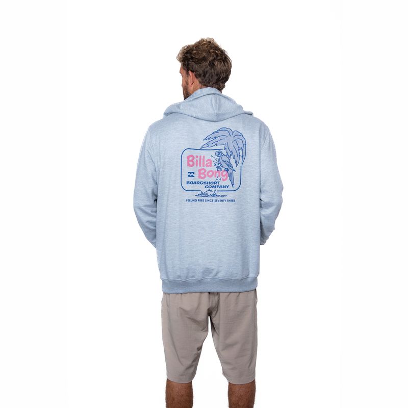 Polera-Para-Hombre-Short-Sands-Zip-Gris-Billabong