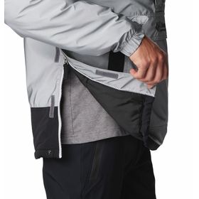 Casaca Para Hombre Sintética  Plateado Columbia
